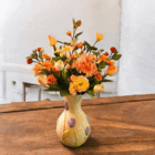 Lila Witte Tulpenvaas Brooklyn (inclusief vaas) - Afbeelding 2