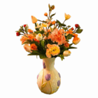 Lila Witte Tulpenvaas Brooklyn (inclusief vaas) - Afbeelding 3
