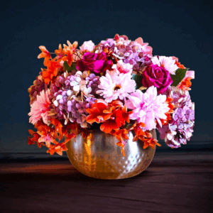 Kunstbloemen Arrangement Rond