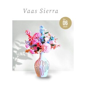 Prachtig Groot Kunstbloemen Arrangement in Handgeschilderde Alu vaas (inclusief vaas)