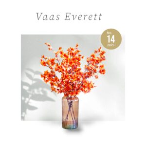 Kunstbloemen vaas Everett (inclusief vaas)