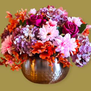 Kunstbloemen Arrangement Rond