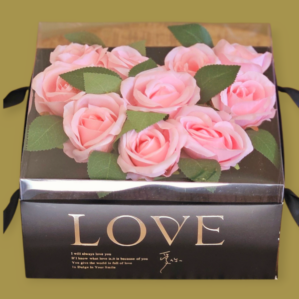 Kunstbloemen Geschenkdoos
