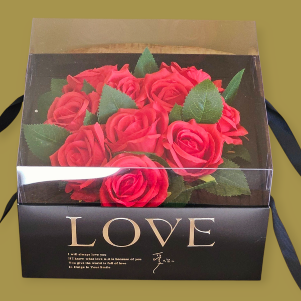 Kunstbloemen Geschenkdoos