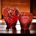 Aardbei Vaas Rood - 20 cm | Colmore - Afbeelding 2