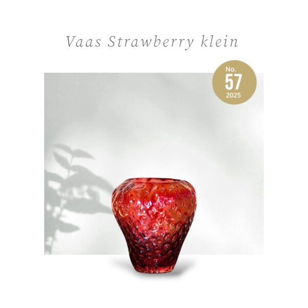 Aardbei Vaas Rood - 20 cm | Colmore