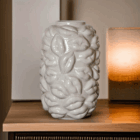 Beige Vaas met Kusjes -27 cm | Speels & Trendy Design - Afbeelding 2