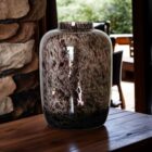 Glazen Vaas Cheetah Smoke Medium - 36 cm - Afbeelding 3