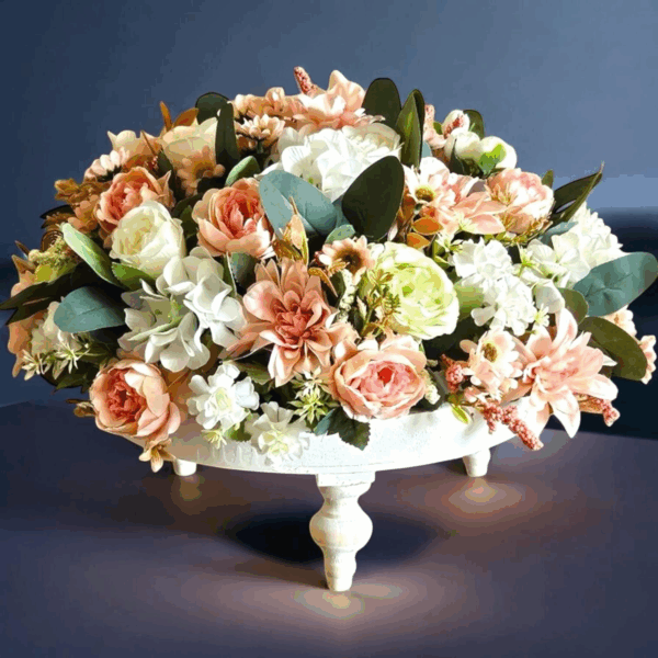 Kunstbloemen Tafel arrangement Rond